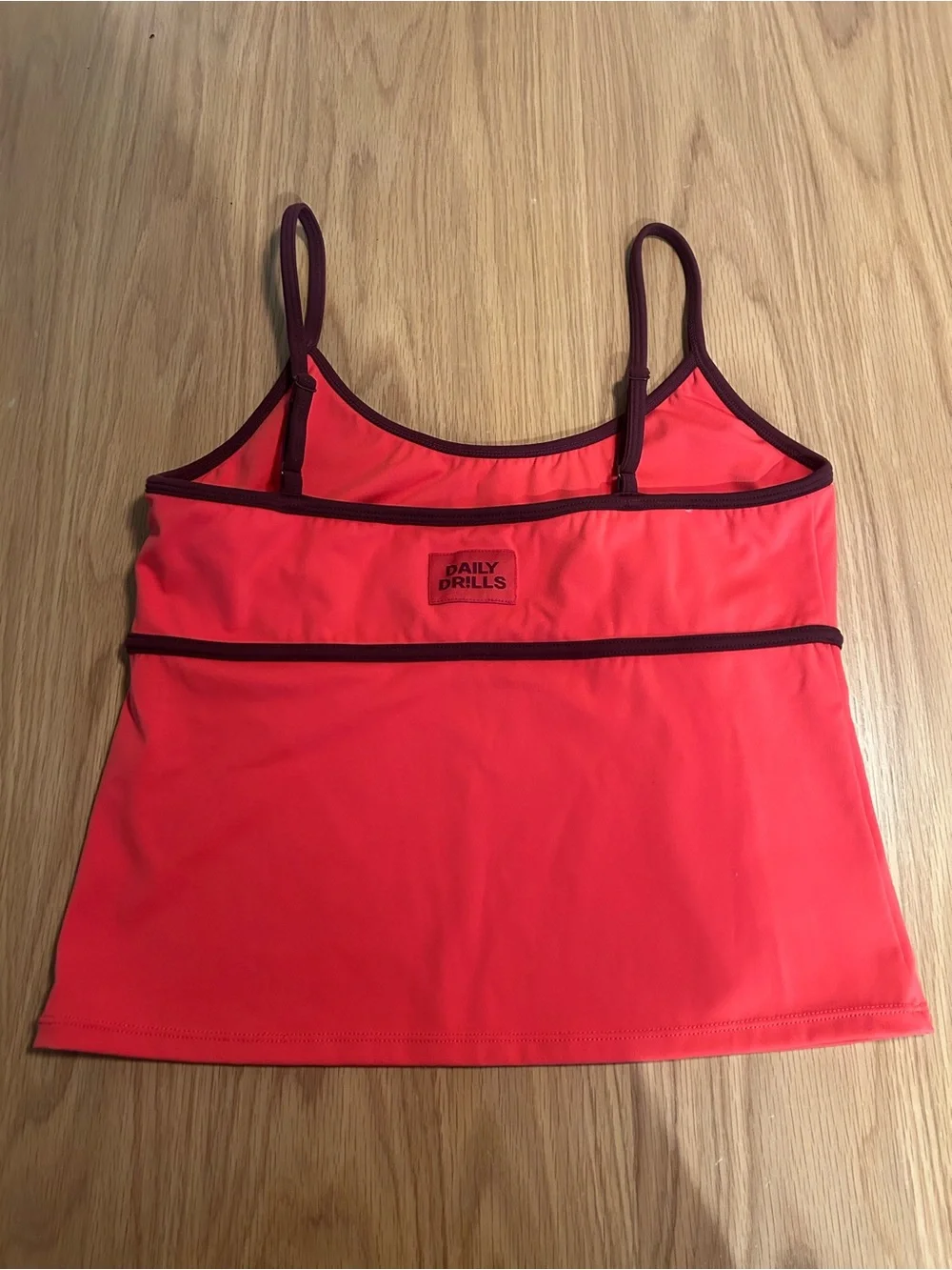 Daily Drills Go! Stretch Tank - Heart + Bodega with Tonal Patch Size XL - Picture 3 of 8